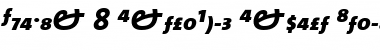 TheMix ExtraBold Italic Font