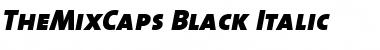 TheMixCaps-Black Black Font