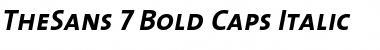 TheSans Bold Italic Font