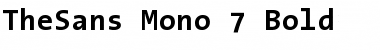 TheSans Mono Bold Font