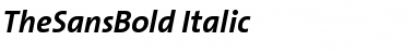 TheSansBold-Italic Regular Font