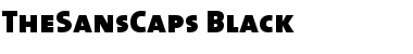 TheSansCaps-Black Black Font