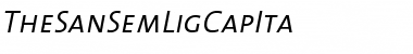 TheSanSemLigCapIta Regular Font