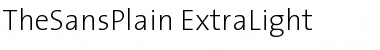 TheSansPlain-ExtraLight Extra Light Font