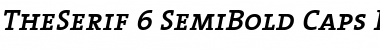 TheSerif SemiBold Italic Font