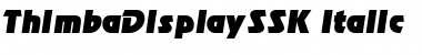 Download ThimbaDisplaySSK Font