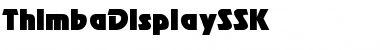 ThimbaDisplaySSK Regular Font