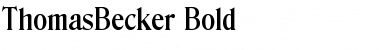 Download ThomasBecker Font