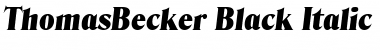 Download ThomasBecker-Black Font