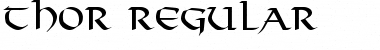 Thor Regular Font