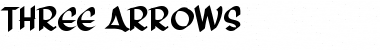 Three Arrows Regular Font