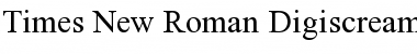 Download Times New Roman Digiscream Font