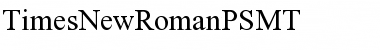 TimesNewRomanPSMT Regular Font