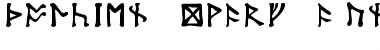 Tolkien Dwarf Runes Regular Font