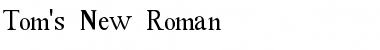 Tom's New Roman Tom Font