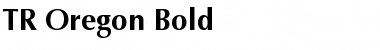 TR Oregon Bold Font