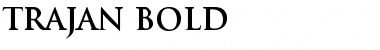 Trajan Bold Font