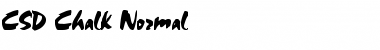 Download CSD-Chalk-Normal Font