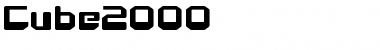 Cube2000 Regular Font