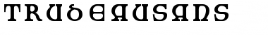 TrudeauSans Regular Font