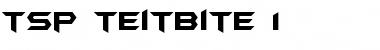 tsp teitbite 1 Regular Font