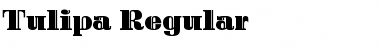 Tulipa Regular Font