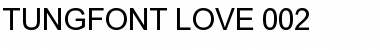 Download tungfont love 002 Font