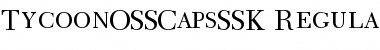 TycoonOSSCapsSSK Regular Font