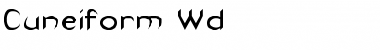 Cuneiform Wd Regular Font