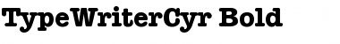 TypeWriterCyr Bold Font