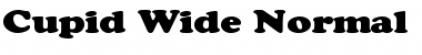 Cupid Wide Normal Font