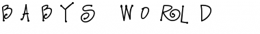 Baby's World Regular Font