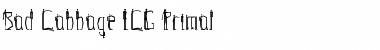 Bad Cabbage ICG Primal Font