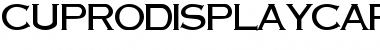 CuproDisplayCapsSSK Regular Font