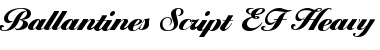 Ballantines Script EF Heavy Regular Font