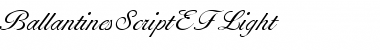 BallantinesScriptEF Regular Font