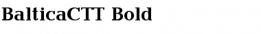 BalticaCTT Bold Font