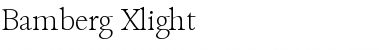 Bamberg-Xlight Regular Font
