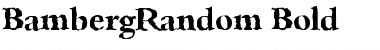 Download BambergRandom Font