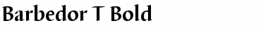 Barbedor T Bold Font