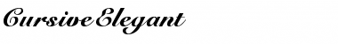 Download CursiveElegant Font