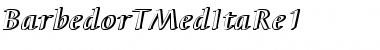 BarbedorTMedItaRe1 Regular Font