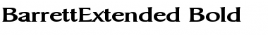 Download BarrettExtended Font