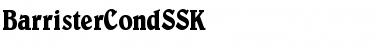 BarristerCondSSK Regular Font