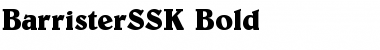 Download BarristerSSK Font