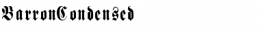 BarronCondensed Regular Font