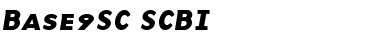 Base9SC SCBI Font