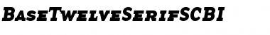 BaseTwelveSerifSCBI Roman Font