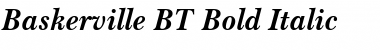 Baskerville BT Font