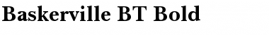 Baskerville BT Font